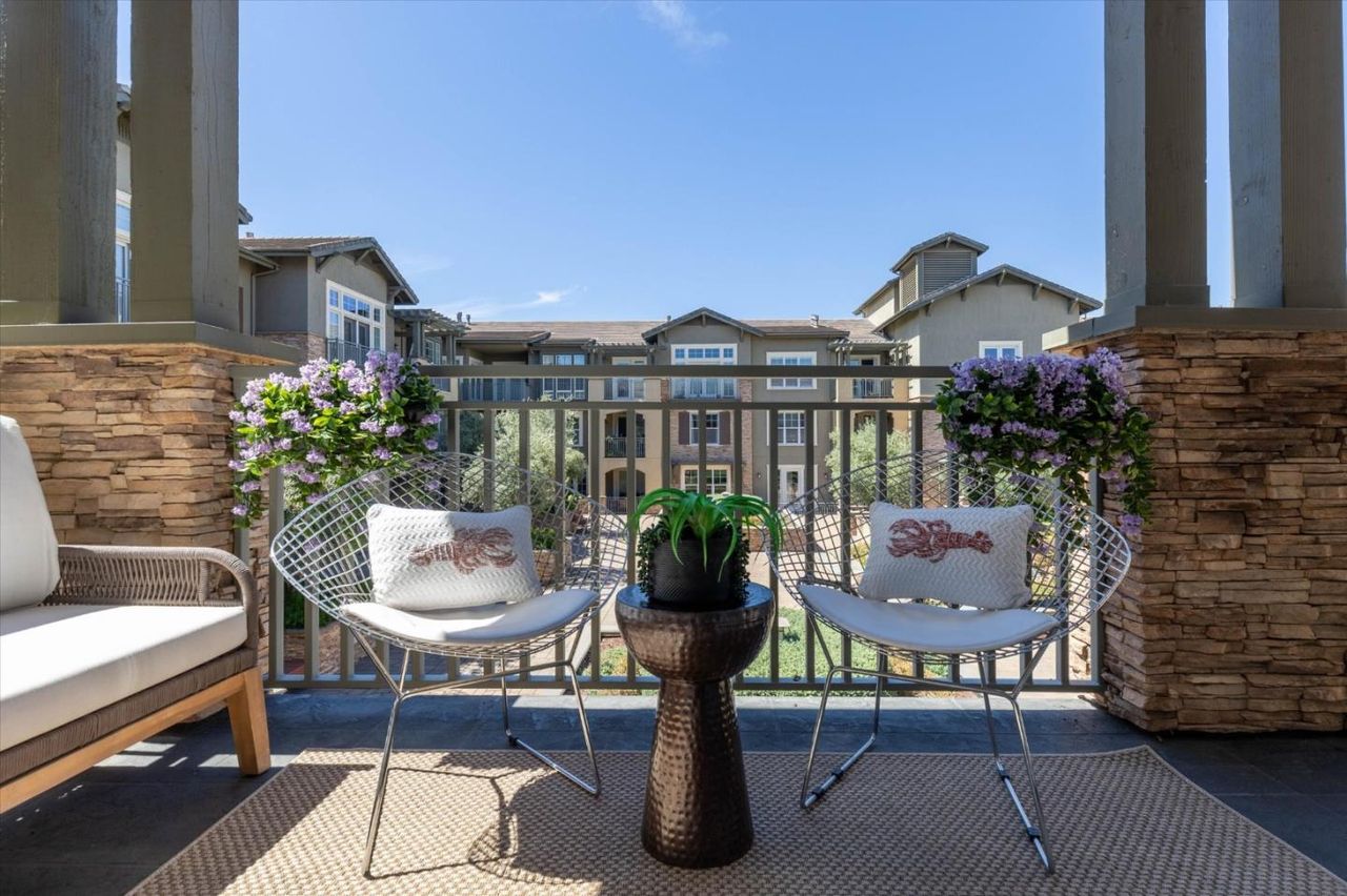 Private patio at 2881 Meridian Ave Unit 249