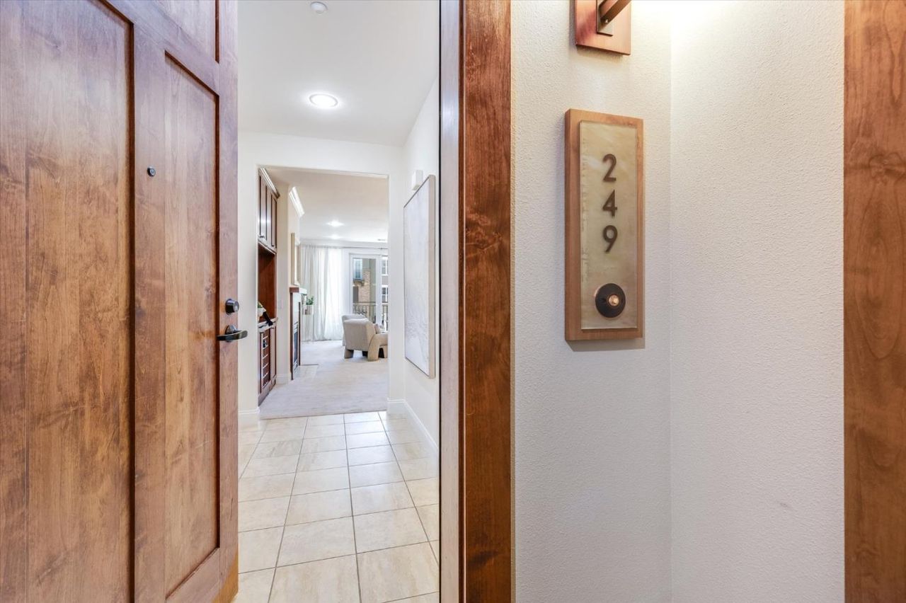 Front door of Unit 249 at Willow Glen Place