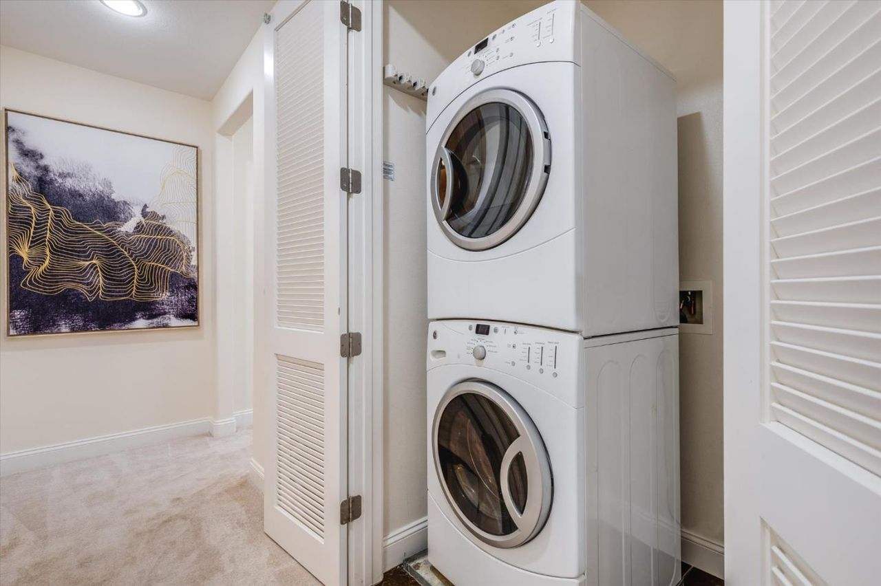 Stacking washer and dryer at 2881 Meridian Ave Unit 249