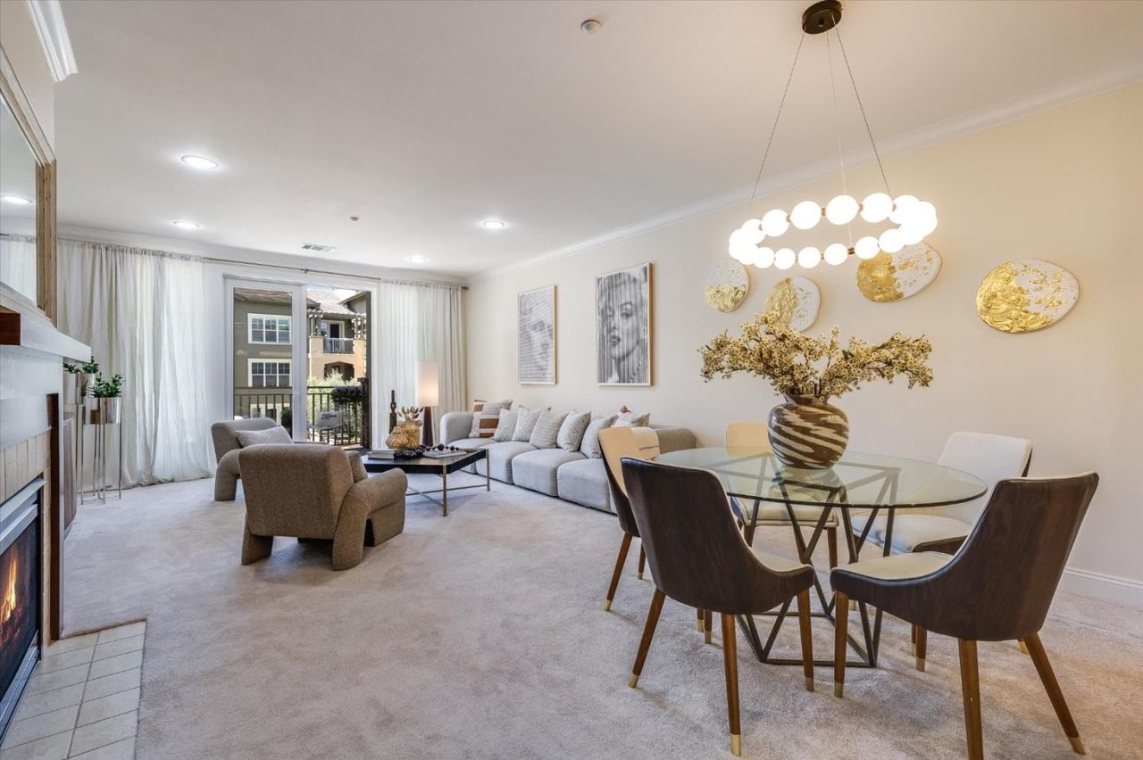Open living and dining space at 2881 Meridian Ave Unit 249