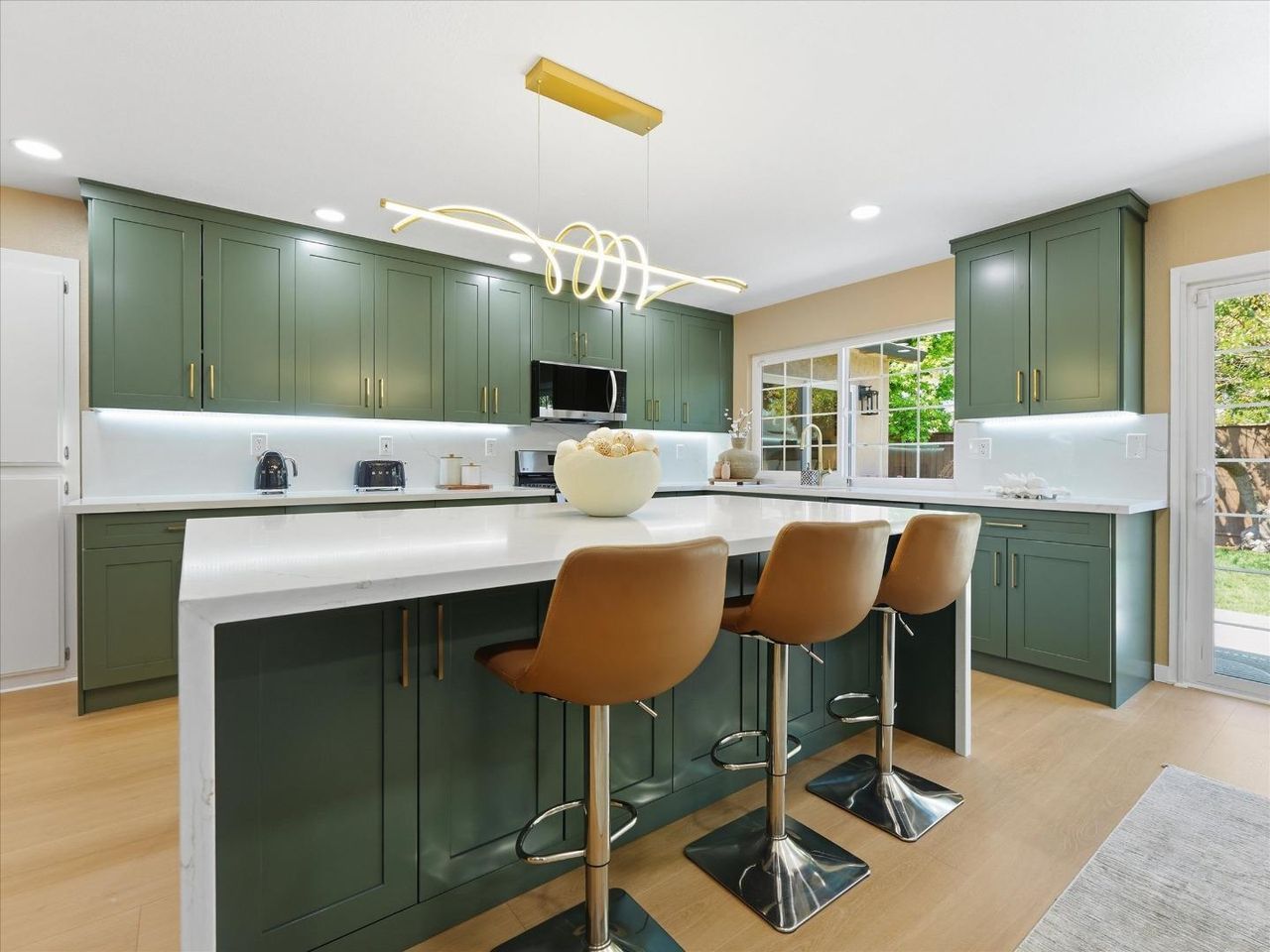 Kitchen island from the other side at 4999 Massachusetts Dr