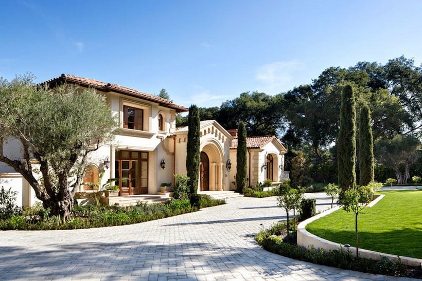 Elegant villa-style home in Atherton, California