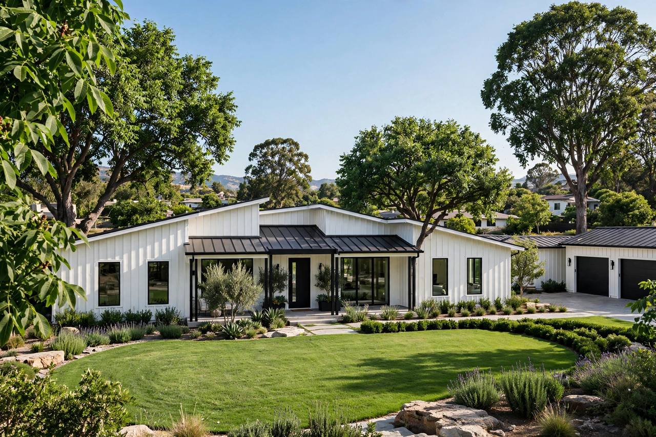Rebuilt two-story estate in Barron Park, Palo Alto