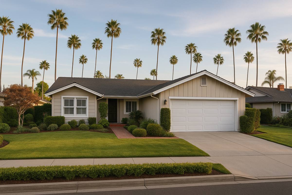 1960s ranch home on a tree-lined Birdland street
