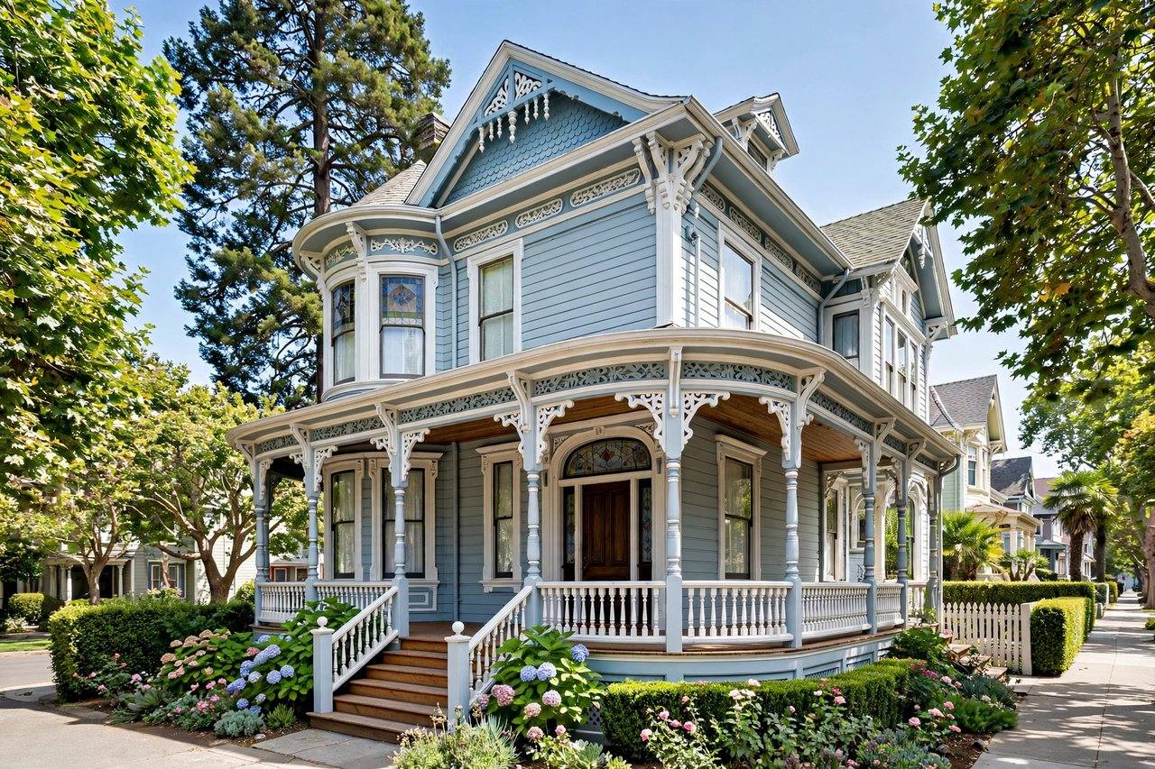 Historic Victorian home in Central San Jose