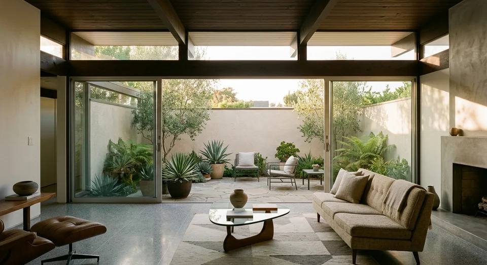 Mid-century Eichler atrium home in Cumberland, Sunnyvale