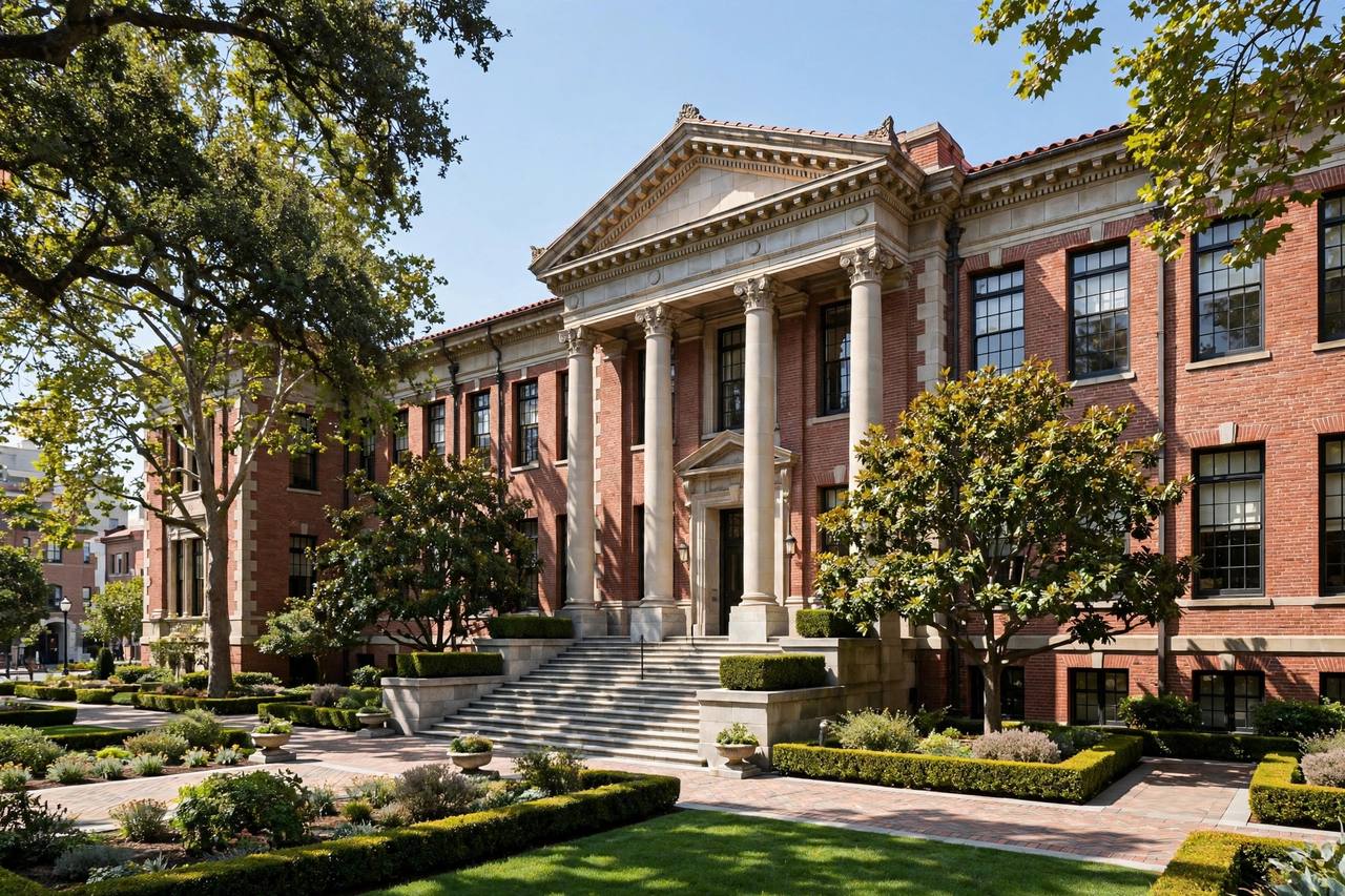 Downtown San Mateo school campus