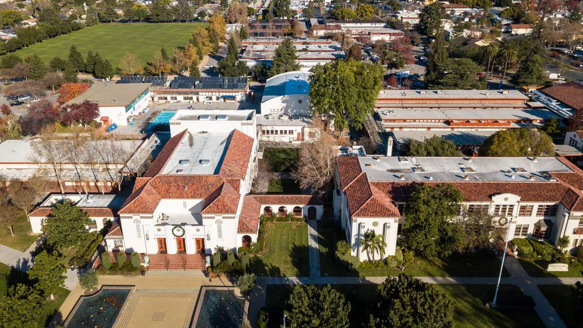 California public school campus building