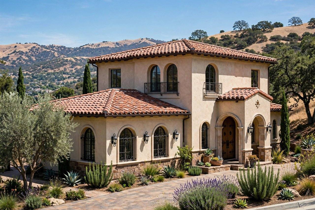 Mediterranean-style home in Evergreen, San Jose