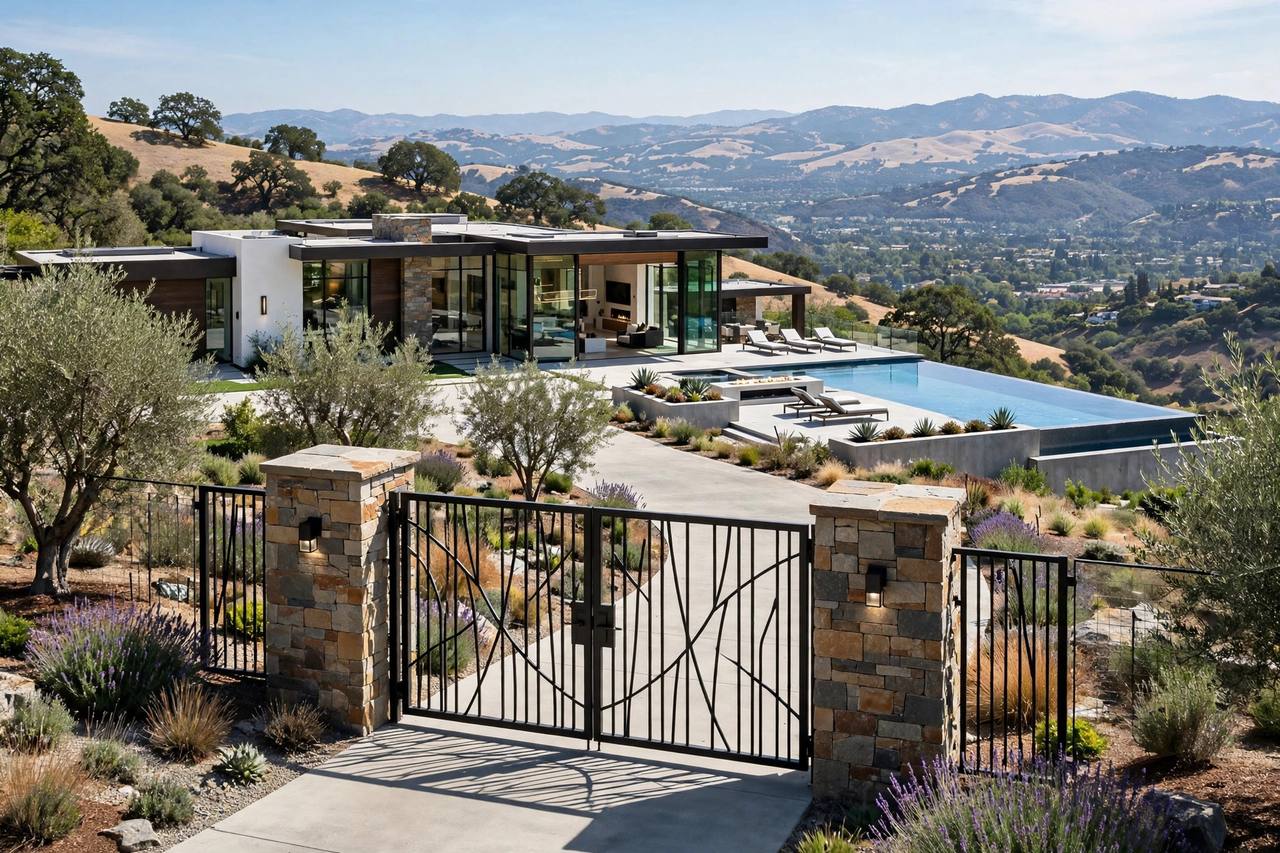 Luxury foothill estate in Saratoga