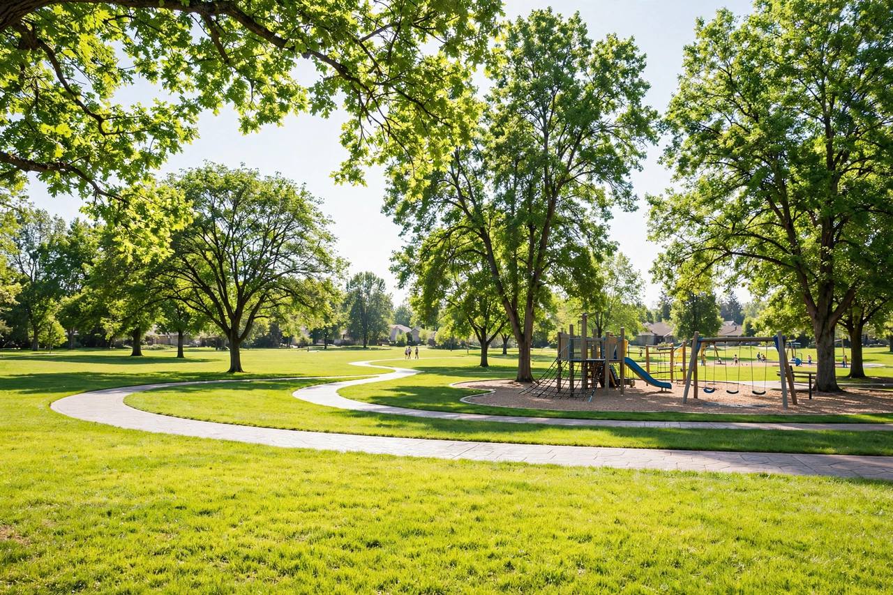 Park near Hayward Park, San Mateo