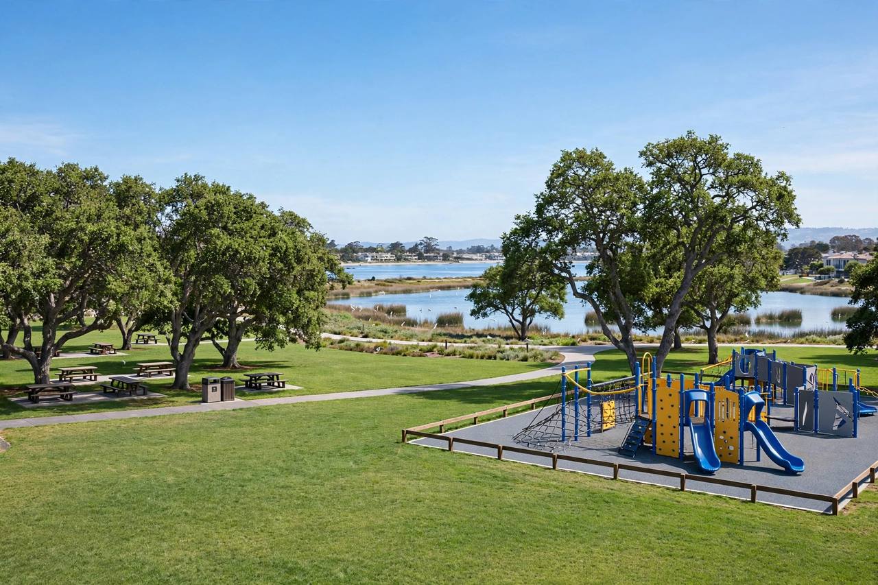 Lagoon park near Lakeshore, San Mateo