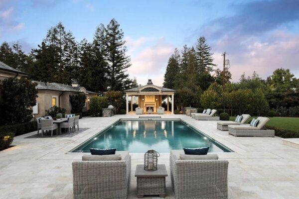 Country French home in Atherton