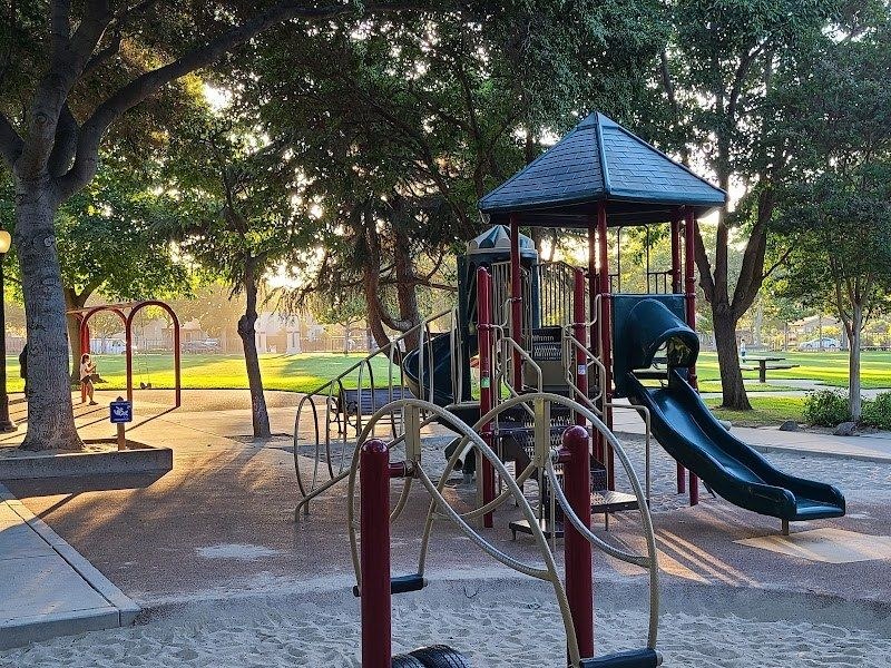 Playground at a park near the Redwoods, Los Altos Hills, California