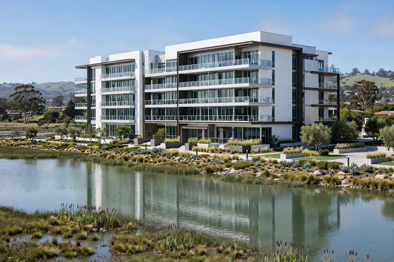 Lagoon-side townhome in Mariners Island, San Mateo