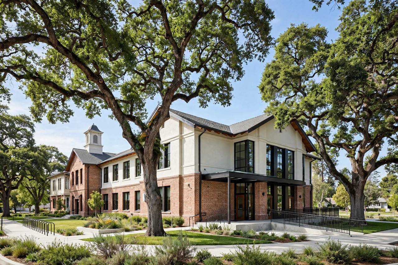 School campus near Midtown, Palo Alto