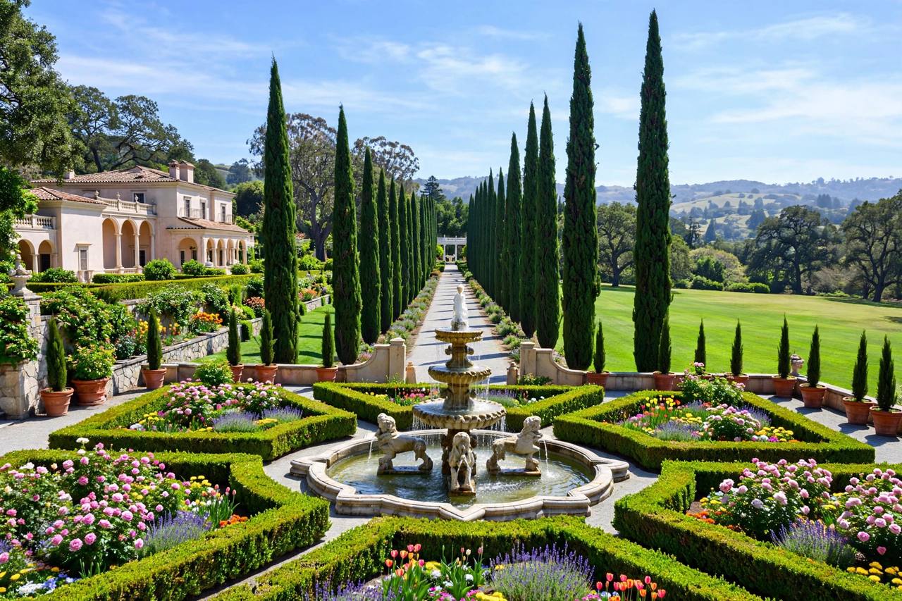Montalvo Arts Center gardens, Saratoga