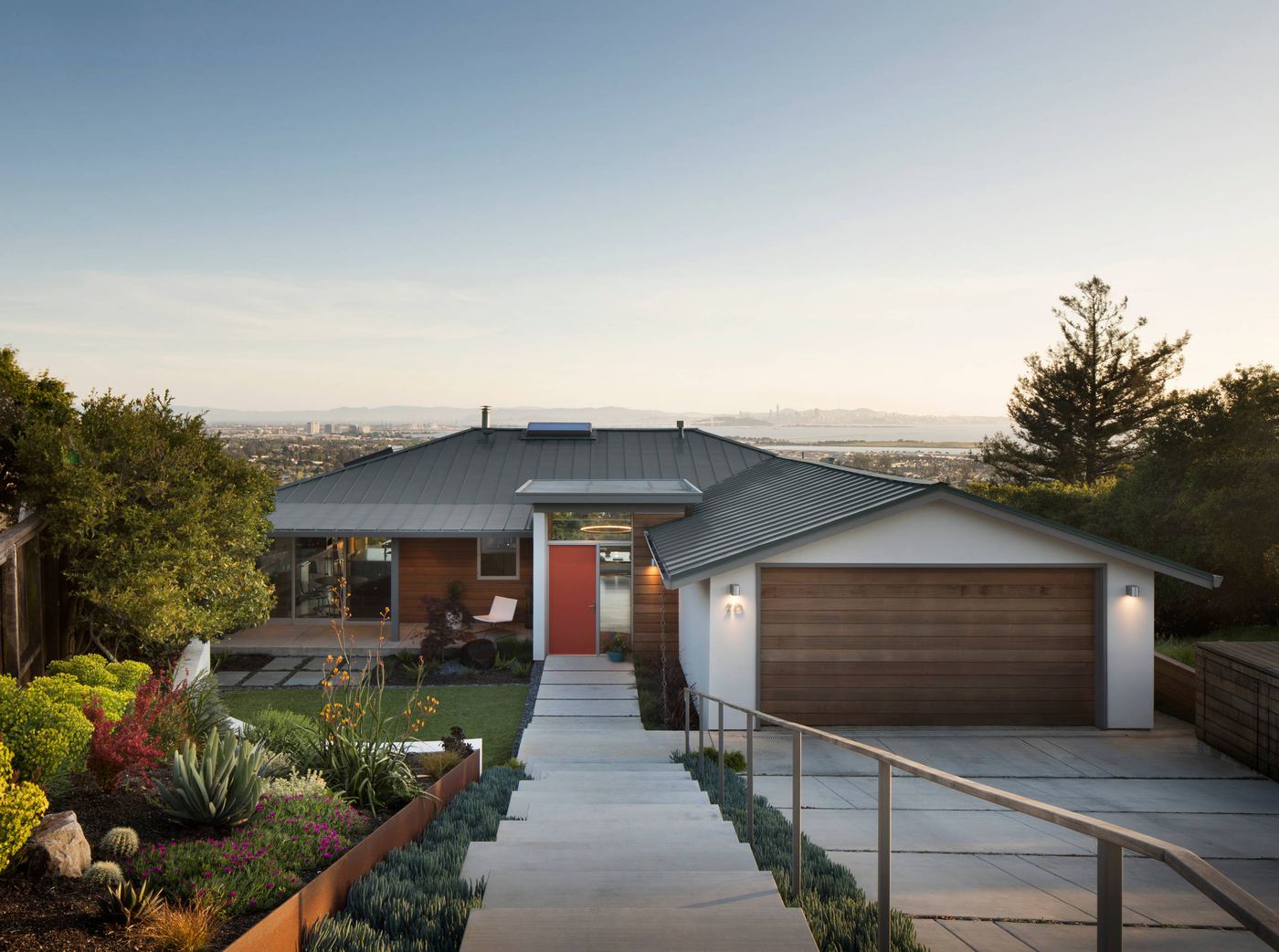 Modern Mountain View home with Bay views, California