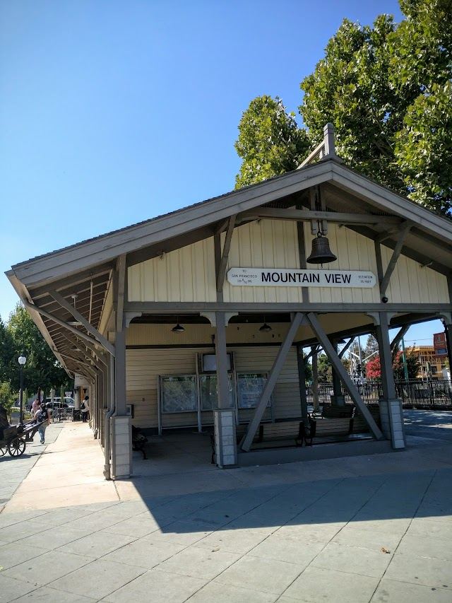 Mountain View Caltrain station, California