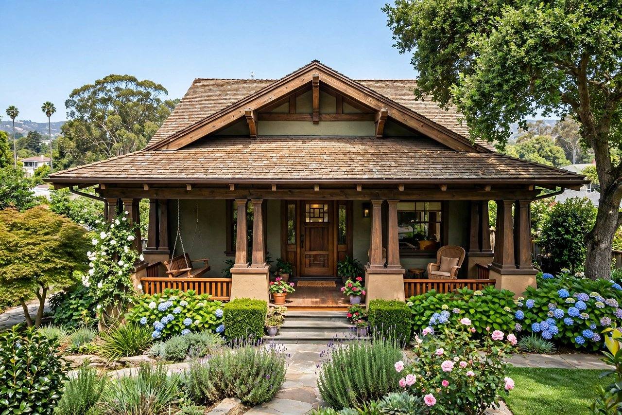 Historic craftsman home in Old Quad, Santa Clara