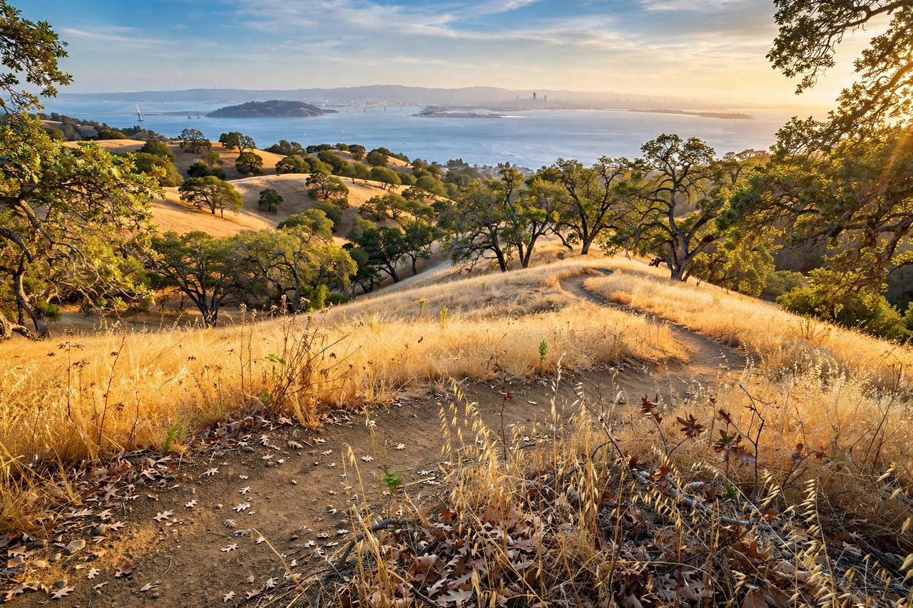 Arastradero Preserve trails near Palo Alto Hills