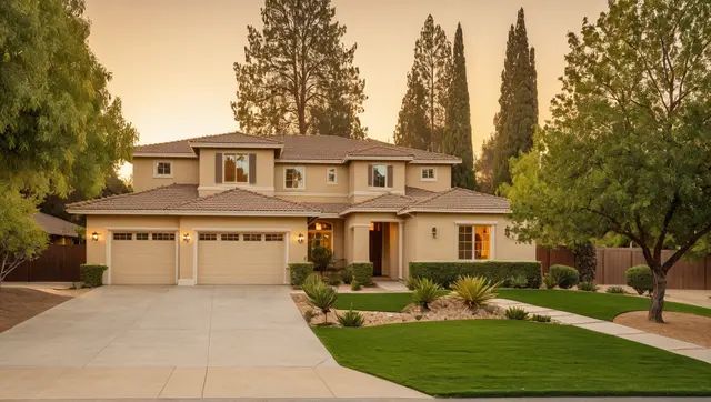 Large suburban home with magnolia trees in Sylvandale