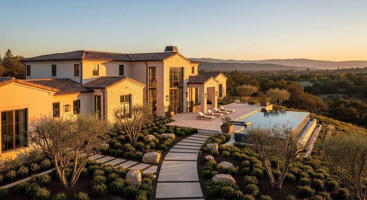 Luxury estate home in Woodside, California
