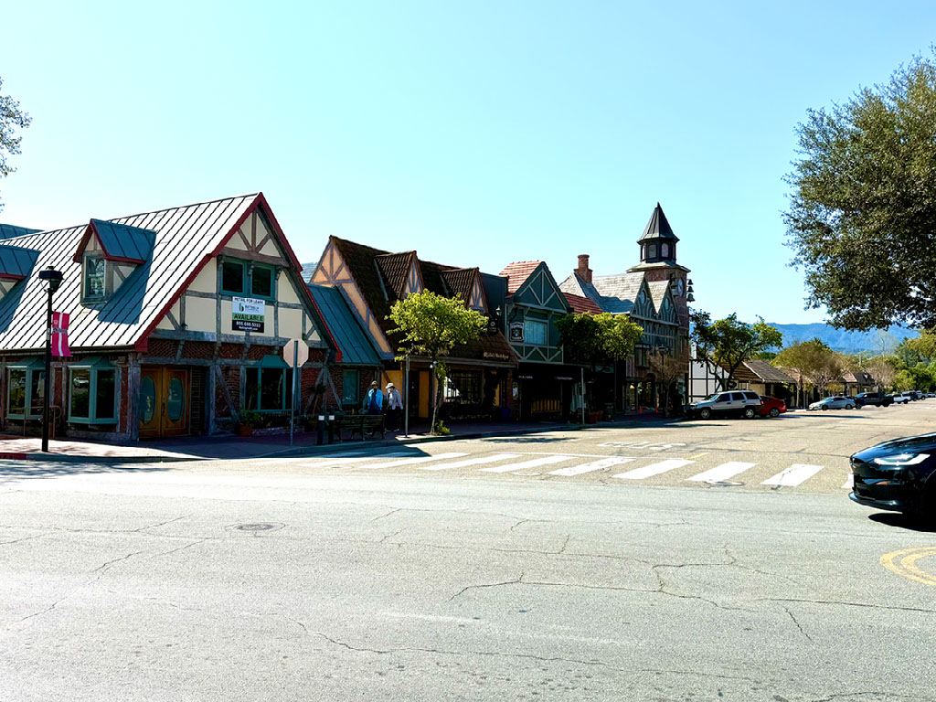 Woodside town center, California
