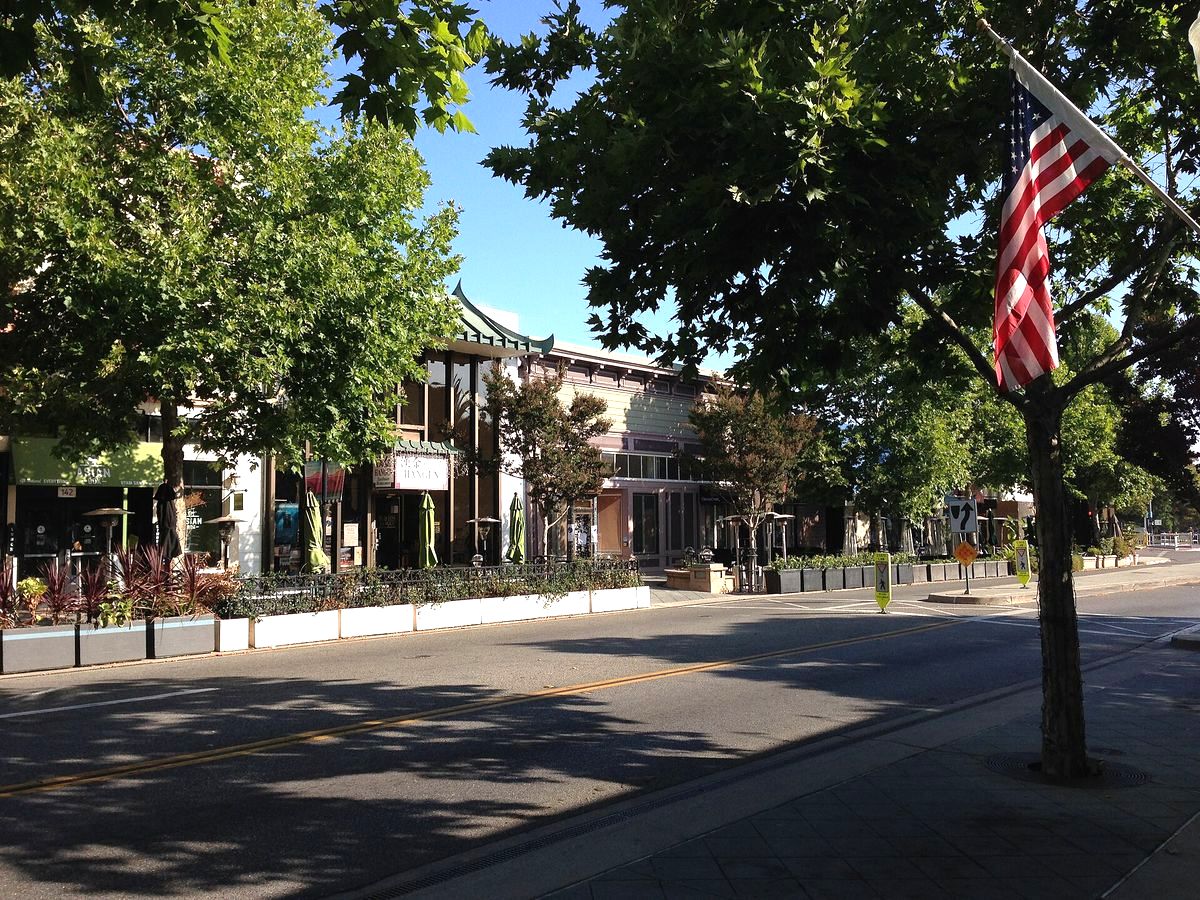 Castro Street in Mountain View, California