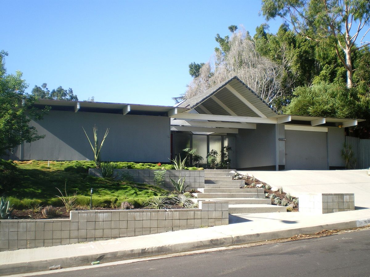 Remodeled ranch home exterior